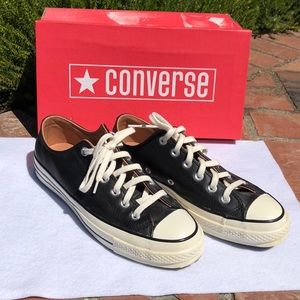 Leather Converse